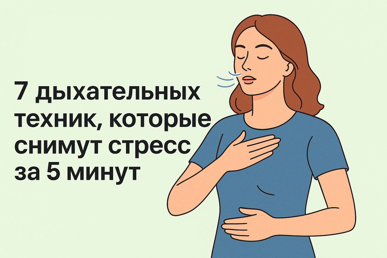 7 дыхательных техник, которые снимут стресс за 5 минут